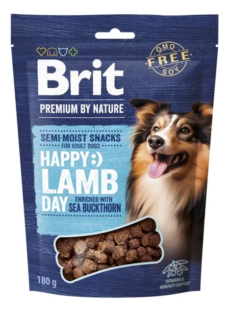 BRIT Premium Dog Semi-moist Snack Lamb poloměkký pamlsek pro psy 180 g