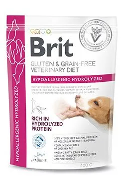 Brit Vd Dog Gf Hypoallergenic Hydrolyzed 400g
