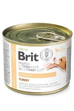 Brit Vd Dog Gf Konz Hepatic 200g