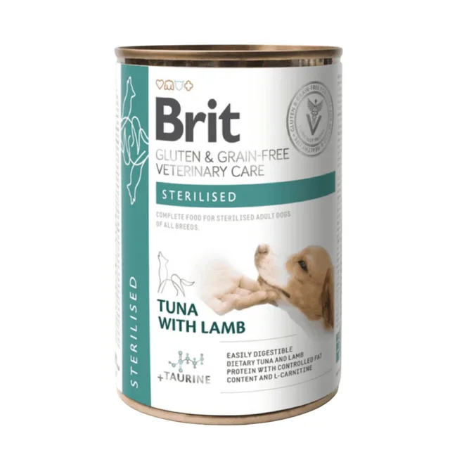 Brit Veterinary Care Dog Gluten&Grain free Sterilised 400 g | Konzerva pro psy | P58316