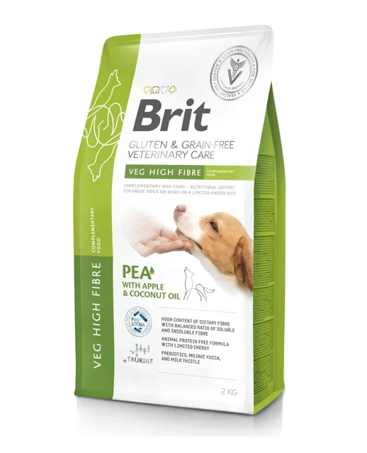BRIT Veterinary Care Dog Gluten Grain free Veg Fibre Complemantary Food 2 kg