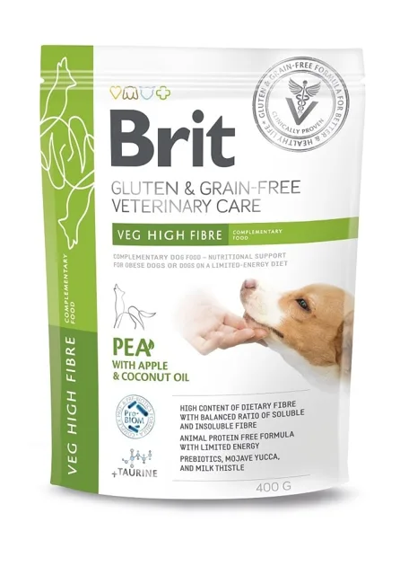 BRIT Veterinary Care Gluten and Grain Free Veg High Fibre 400g vegetariánská doplňková krmiva pro psy