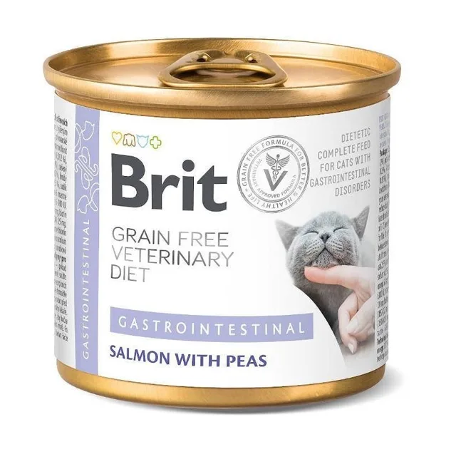 BRIT Veterinary Diet Gastrointestinal Salmon&amp;Pea 200 g