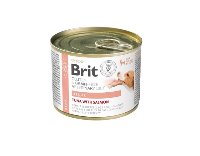 BRIT Veterinary Diet Grain Free Renal 200 g tuňák a losos pro psy s renální insuficiencí