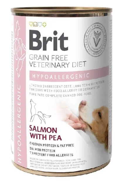 BRIT Veterinary Diet Hypoallergenic Salmon&amp;Pea 400 g