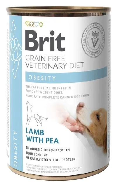 BRIT Veterinary Diet Obesity Lamb&amp;Pea 400 g