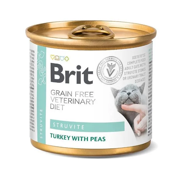 BRIT Veterinary Diet Struvite Turkey&amp;Pea 200g