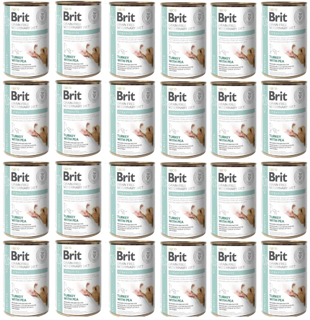 BRIT Veterinary Diet Struvite Turkey&amp;Pea 24x400 g