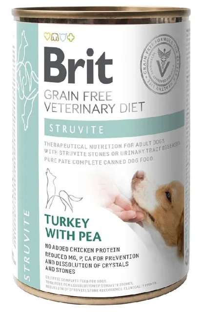 BRIT Veterinary Diet Struvite Turkey&amp;Pea 400 g