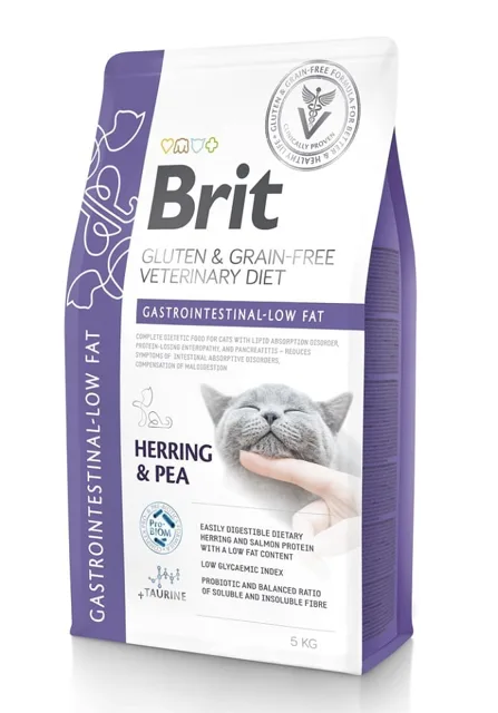 BRIT Veterinary Diets Cat Gastrointestinal Low Fat 5 kg