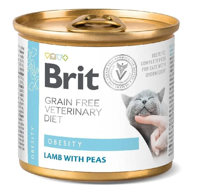 BRIT Vetrinary Diet Obesity Lamb&amp;Pea 200 g