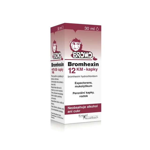 Bromhexin 12 KM-kapky por.gtt.sol.30 ml