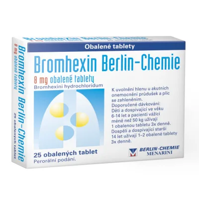 Bromhexin Berlin-Chemie 8mg tbl.obd.25x8mg