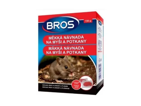 Bros Měkká nástraha na myši a potkany 150 g