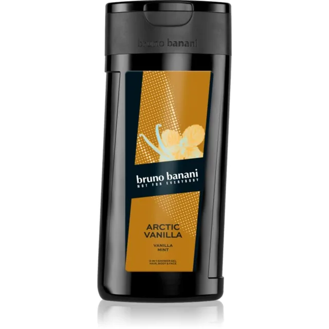 Bruno Banani Arctic Vanilla osvěžující sprchový gel 3 v 1 pro muže 250 ml