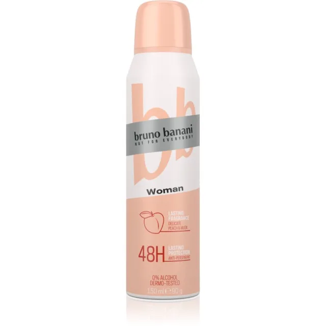 Bruno Banani Woman Peach & Musk antiperspirant 48h pro ženy 150 ml