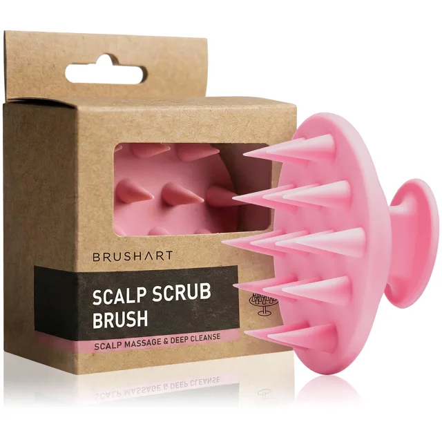 BrushArt Masážní kartáč na pokožku hlavy Scalp Scrub Brush