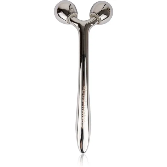 Brushworks Face Sculpting Zinc Roller masážní váleček na obličej 1 ks