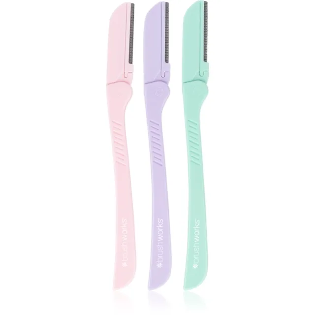Brushworks Precision Eyebrow Razor Pastel břitva na obočí