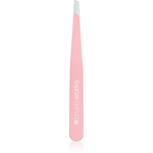 Brushworks Precision Slanted Tweezers pinzeta se zešikmeným koncem 1 ks