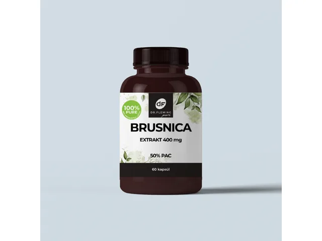 Brusinka extrakt 50% PAC - 60 kapslí - Dr. Fleming