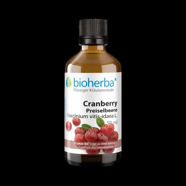Brusinka (Preiselbeere) kapky – tinktura – 50 ml – Bioherba