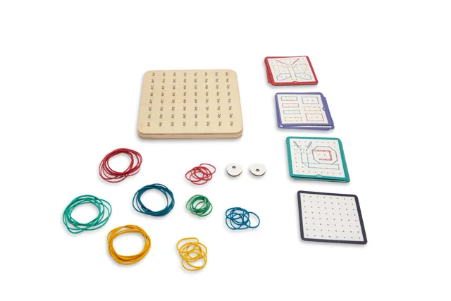 BS Toys Geoboard - motorická hra
