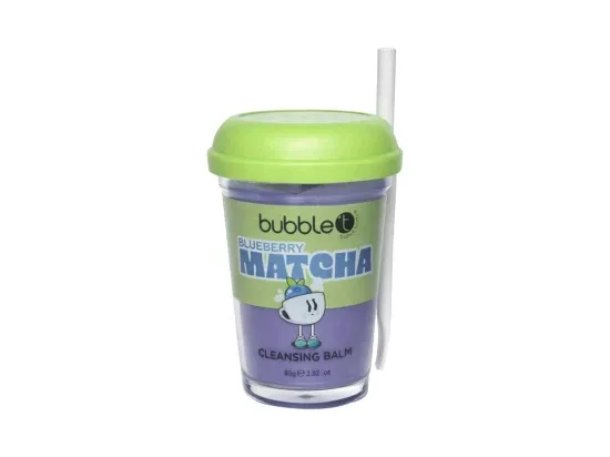 Bubble T čistící balzám na obličej borůvka-matcha 80 g