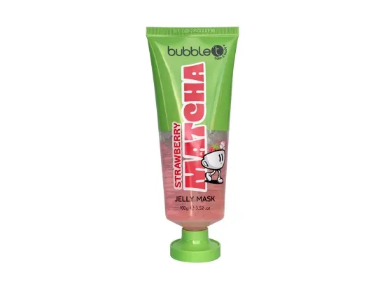 Bubble T jahodovo-matcha želé pleťová maska 100 g