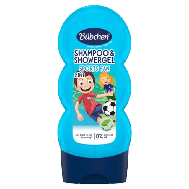 BÜBCHEN Kids šampon a sprchový gel 2v1 sport 230 ml