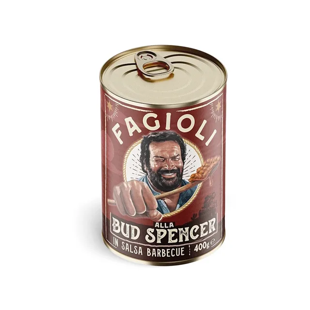 BUD POWER Bud Spencer fazole v barbecue omáčce 420 g, poškozený obal