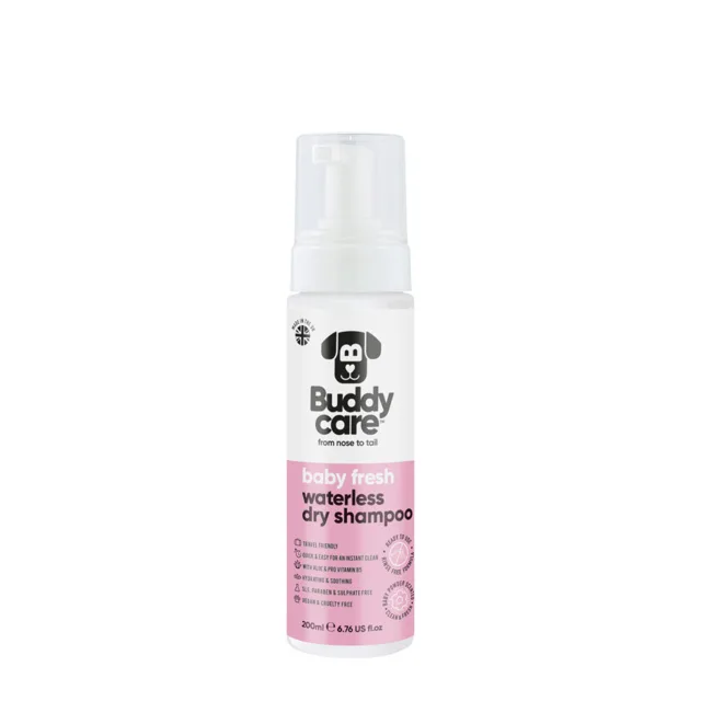 Buddycare Baby Fresh suchý šampon pro psy 200 ml
