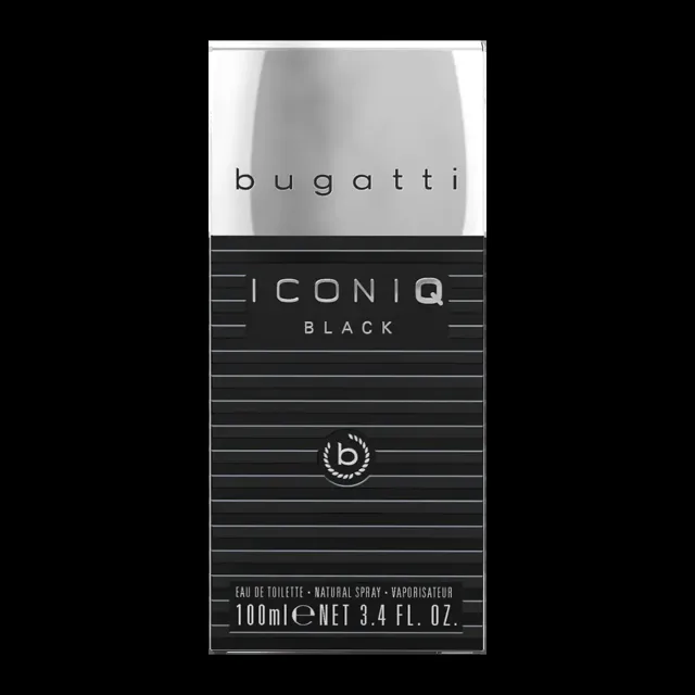 Bugatti Iconiq Black toaletní voda pro muže 100 ml
