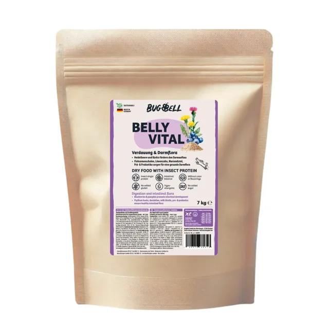 BugBell Belly Vital trávení a střevní flóra - 7 kg