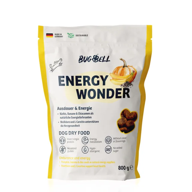 BugBell granule Energy Wonder - výhodné balení: 4 x 800 g