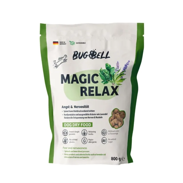 BugBell Magic Relax granule pro psy - 800 g