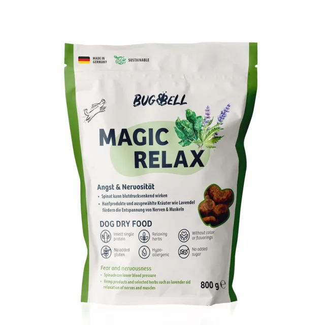 BugBell Magic Relax granule pro psy - Výhodné balení: 4 x 7 kg