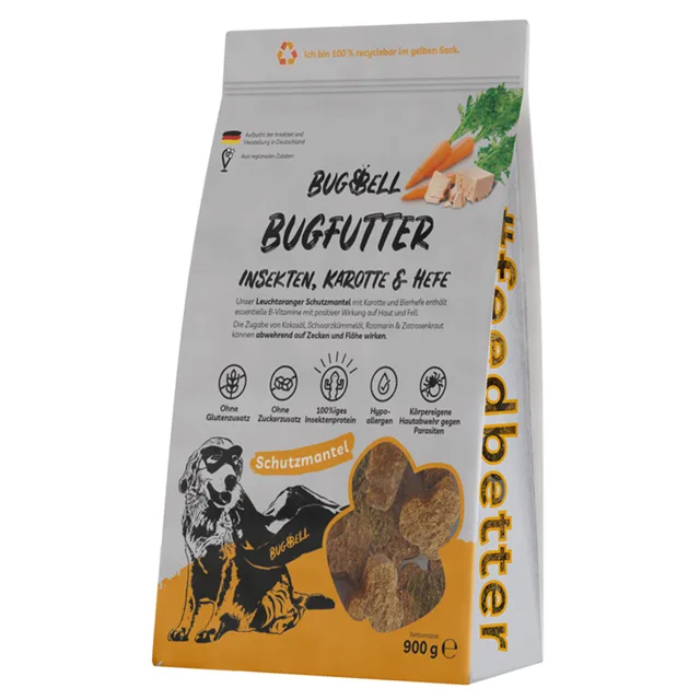BugBell suché krmivo Skin Hero - 7 kg