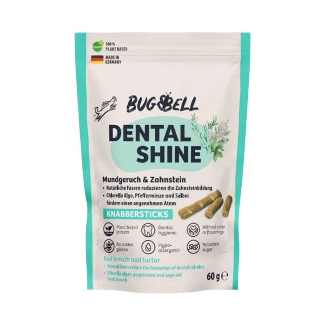 BugBell svačinové tyčinky Dental Shine - 60 g
