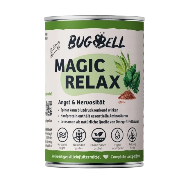 BugBell Vegane Menüs 24 x 400 g výhodné balení - Magic Relax