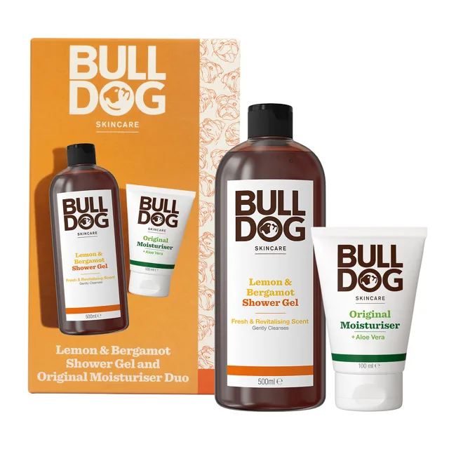 Bulldog Lemon&Bergamot Shower Gel Moisturiser set