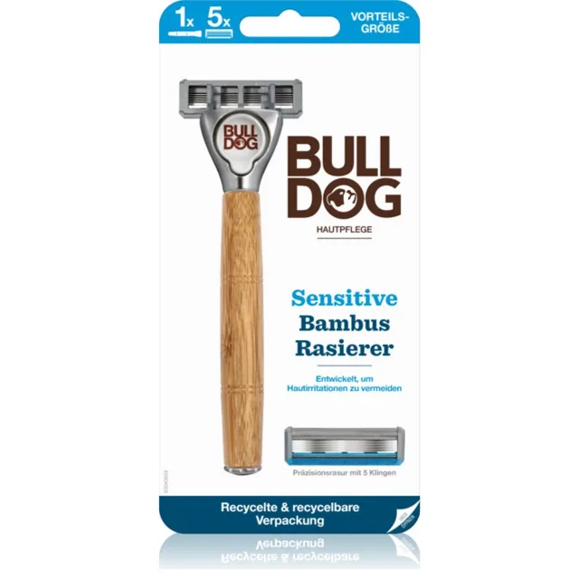 Bulldog Sensitive Bamboo holicí strojek + náhradní hlavice 1 ks
