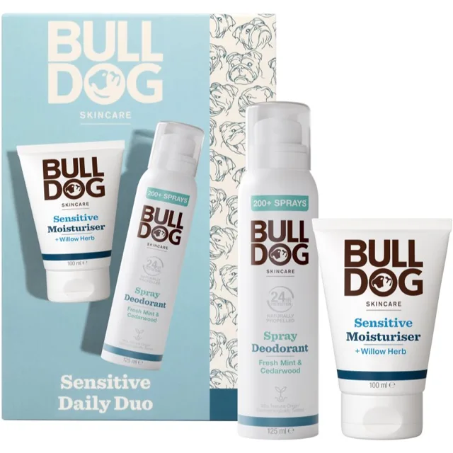 Bulldog Sensitive Duo dárková sada na tělo a obličej pro muže