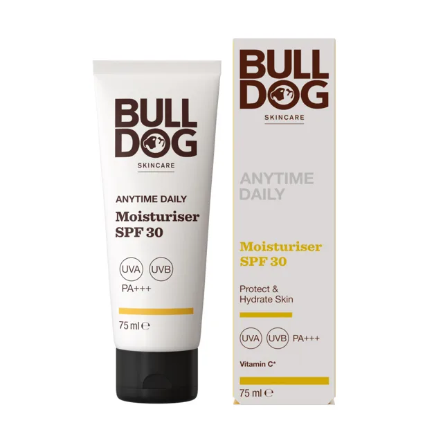 Bulldog Skincare Anytime Daily Moisturiser SPF 30 denní hydratační krém 75 ml