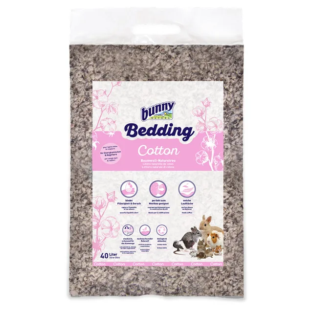 Bunny Bedding Cotton přírodní bavlněná podestýlka  - 40 l