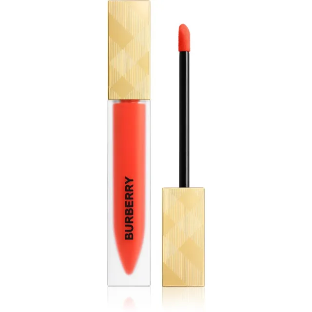 Burberry Kisses Liquid Matte matná tekutá rtěnka odstín Orange Red 71 6 ml