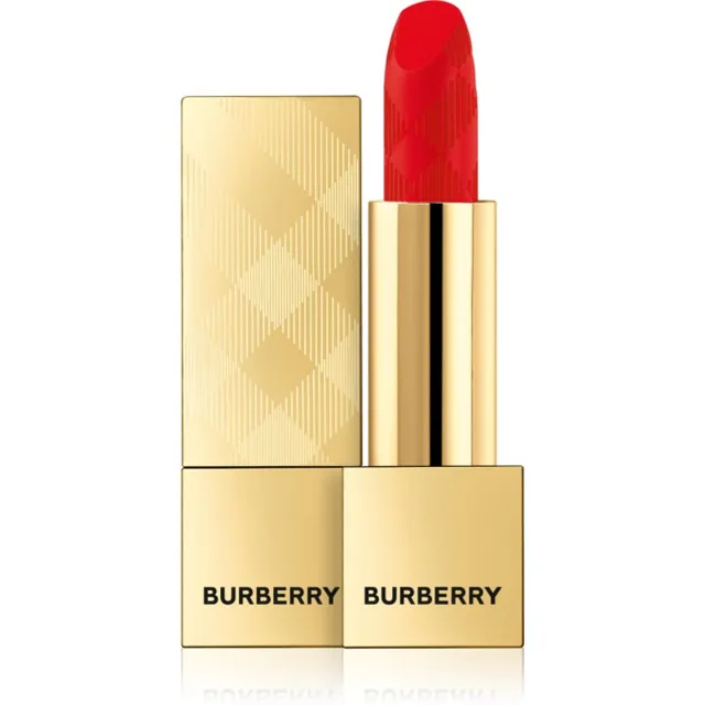 Burberry Kisses Matte matná rtěnka odstín Red Crimson 107 3.3 g