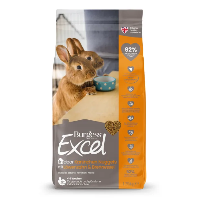 Burgess Excel Indoor králík - 1,75 kg