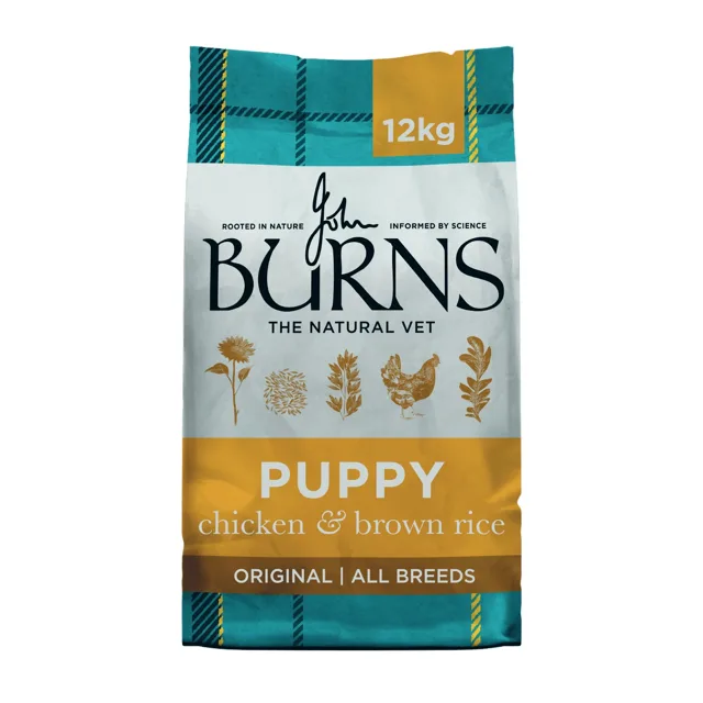Burns Dog Puppy & Junior Original kuřecí s rýží - 12 kg
