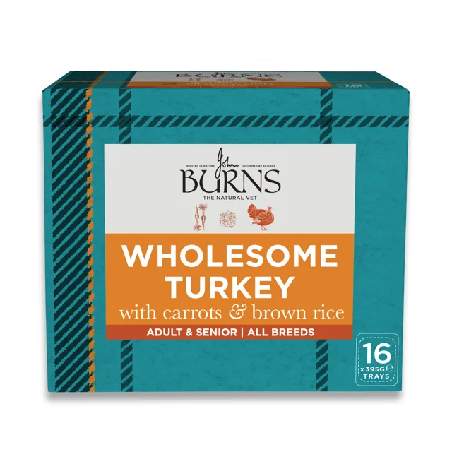 Burns vlhké krmivo pro psy 16 x 395 g - Krůtí